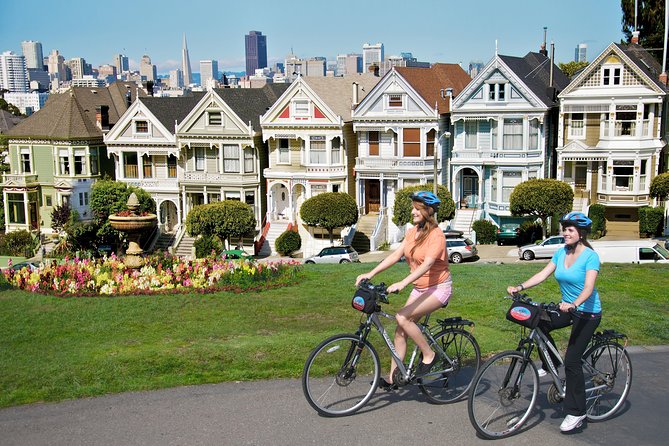 San Francisco Golden Gate Bridge Bike or Electric Bike Rental - The climb to the Golden Gate Bridge