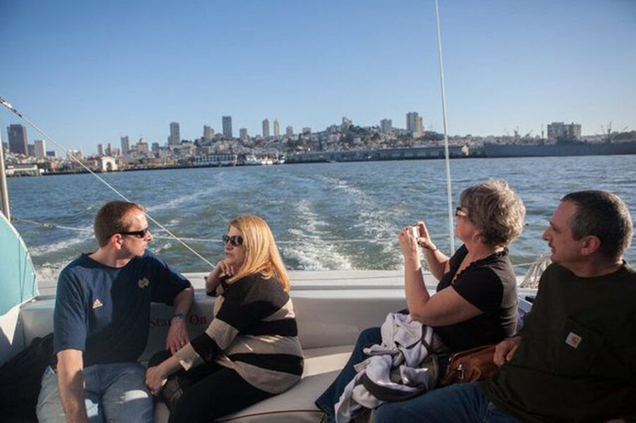 San Francisco: Golden Gate Bridge Catamaran Cruise - Choosing the trampoline nets or protected seating