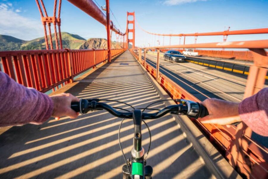 San Francisco: Golden Gate Bridge to Sausalito Bike Tour - Downhill toward Sausalito