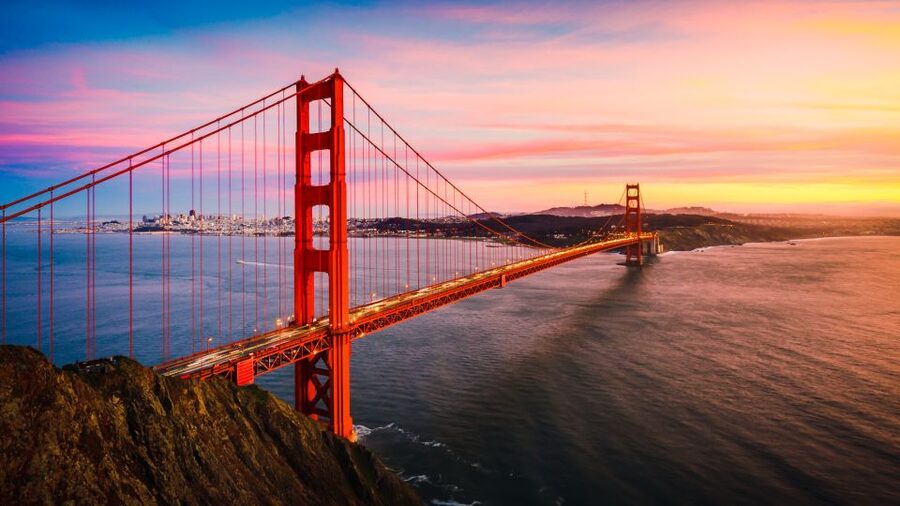 San Francisco Golden Gate Sausalito Muir Woods Private Tour - Palace of Fine Arts and the Lyon Street Steps