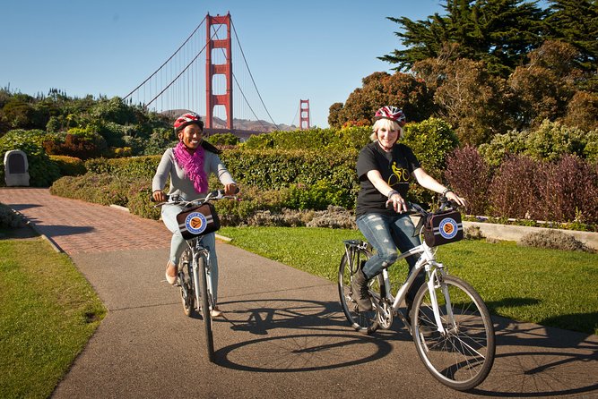 San Francisco Golden Gate To Sausalito Bike Tour - Crissy Field and the last calm view before the bridge