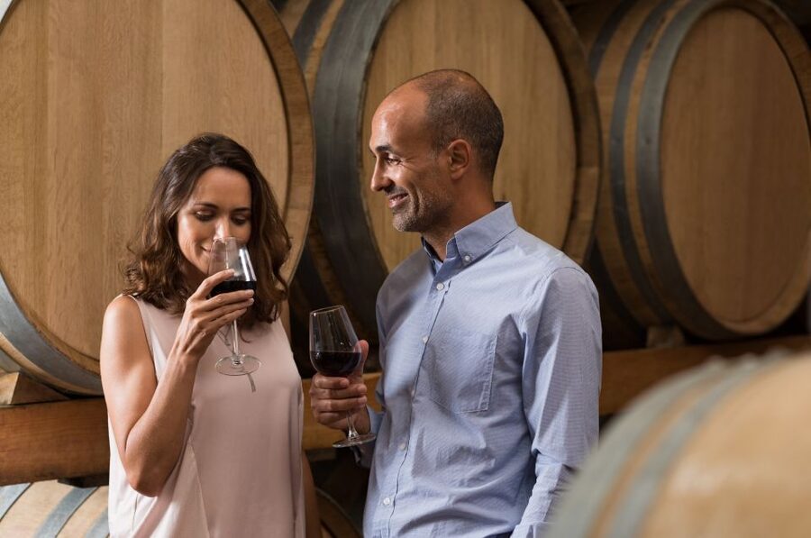 San Francisco: Guided Coastal Redwoods & Wine Country Tour - Korbel Cellars and the first wine tasting
