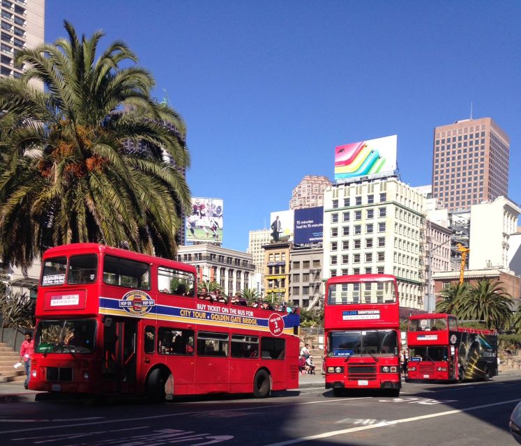 San Francisco: Hop-On Hop-Off Deluxe Bus Tour with 20 Stops - Ghirardelli Square and Fort Mason