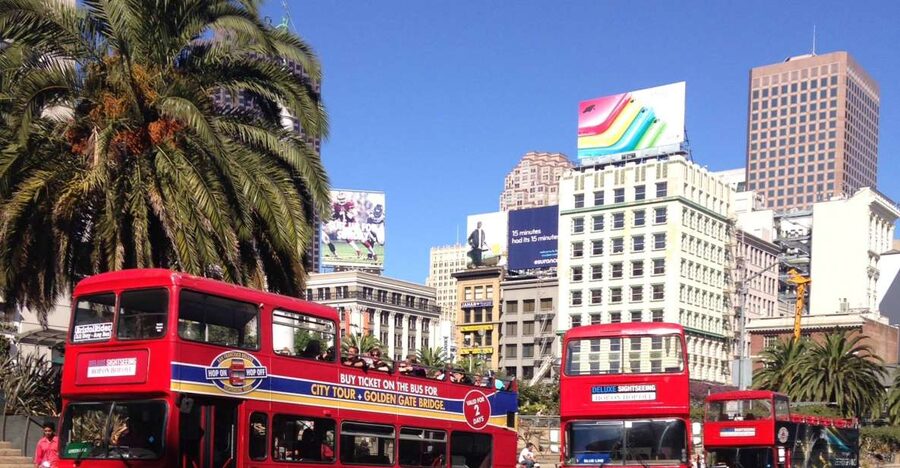 San Francisco: Hop-On Hop-Off Deluxe Bus Tour with 20 Stops - Union Square, Chinatown, and the downtown core