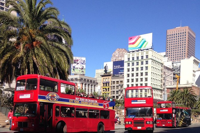 San Francisco Hop-on Hop-off Deluxe Tour 20 Stops 1 to 2 days - Union Square to North Beach: the urban start