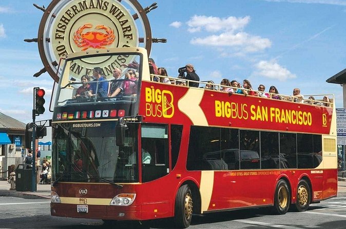 San Francisco Hop-On Hop-Off Open Top Bus Tour (Essential) 24Hour - Crossing the Golden Gate Bridge to Vista Point