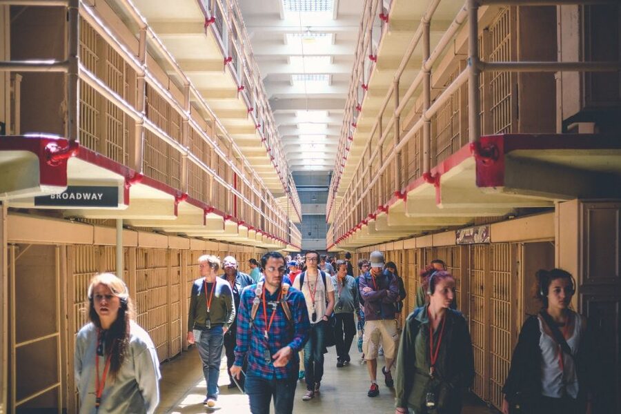 San Francisco Morning City Tour & Afternoon Alcatraz Ticket - Inside the cellhouse with the audio tour
