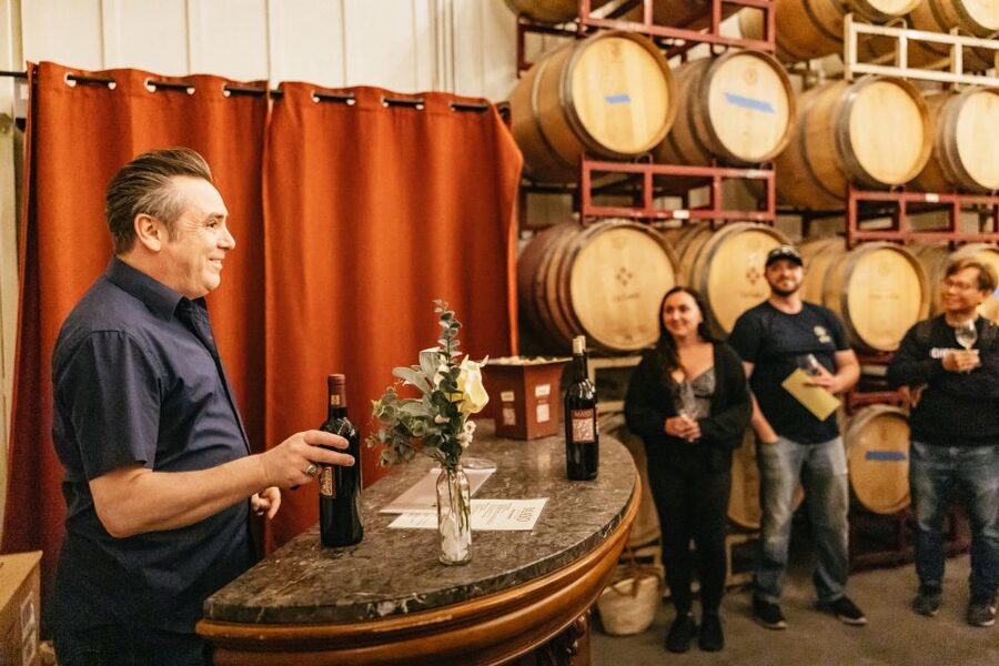 San Francisco: Muir Woods, Napa & Sonoma Valley Wine Tour - Ru Vango Winery brings art and vineyard views