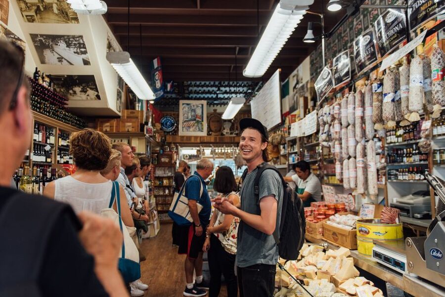 San Francisco: North Beach & Chinatown Food History Tour - Starting beneath the Transamerica Pyramid