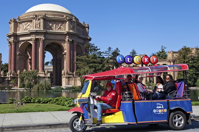 San Francisco Private Group City Tour 2.5 Hours - Lucky Tuk Tuk - The Presidio, Yoda Fountain, and Palace of Fine Arts