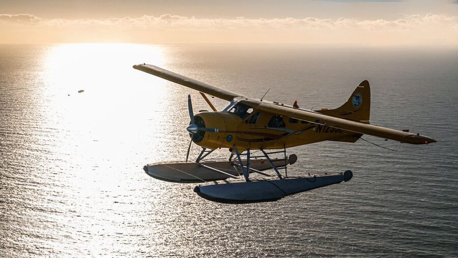 San Francisco: Seaplane Flight with Champagne - Champagne and the first minutes in the air