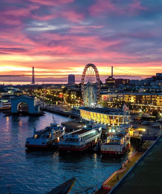 San Francisco: Sky Star Wheel - Fisherman's Wharf - The 9 to 12-minute ride above San Francisco