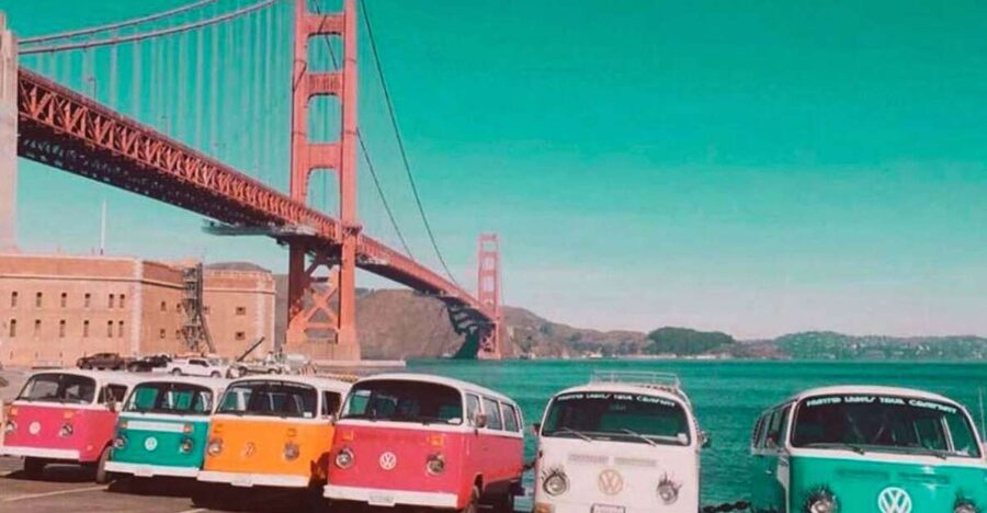 San Francisco: Small-Group City Tour by Vintage VW Bus - Lombard Street in a bus built for the bends