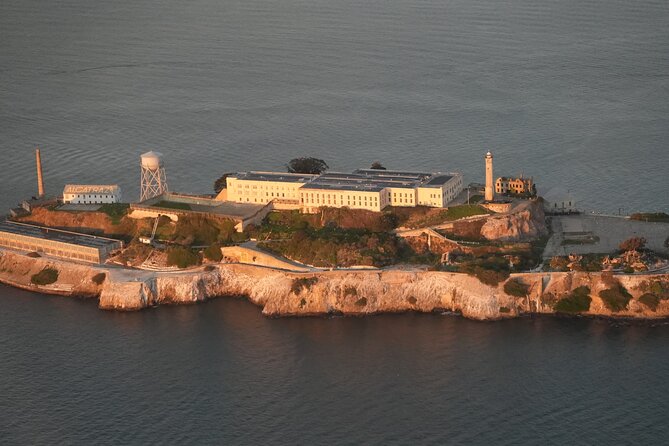 San Francisco Sunset Champagne Seaplane Tour - Angel Island and Alcatraz from above