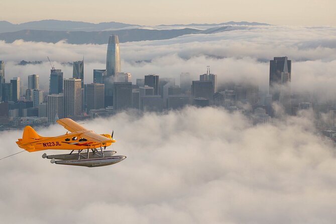 San Francisco Sunset Champagne Seaplane Tour - The champagne touch and the late-day timing