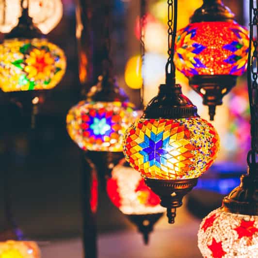 San Francisco: Turkish Mosaic Lamp Workshop - Designing a Turkish lamp in central San Francisco