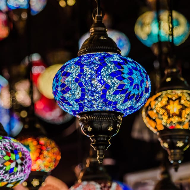 San Francisco: Turkish Mosaic Lamp Workshop - What happens during the two-hour workshop