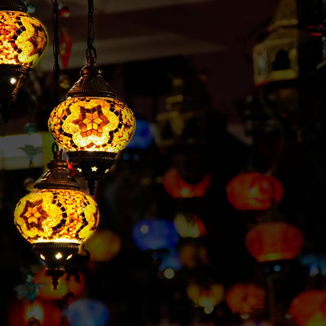 San Francisco: Turkish Mosaic Lamp Workshop - Turkish coffee, tea, snacks, and sweets