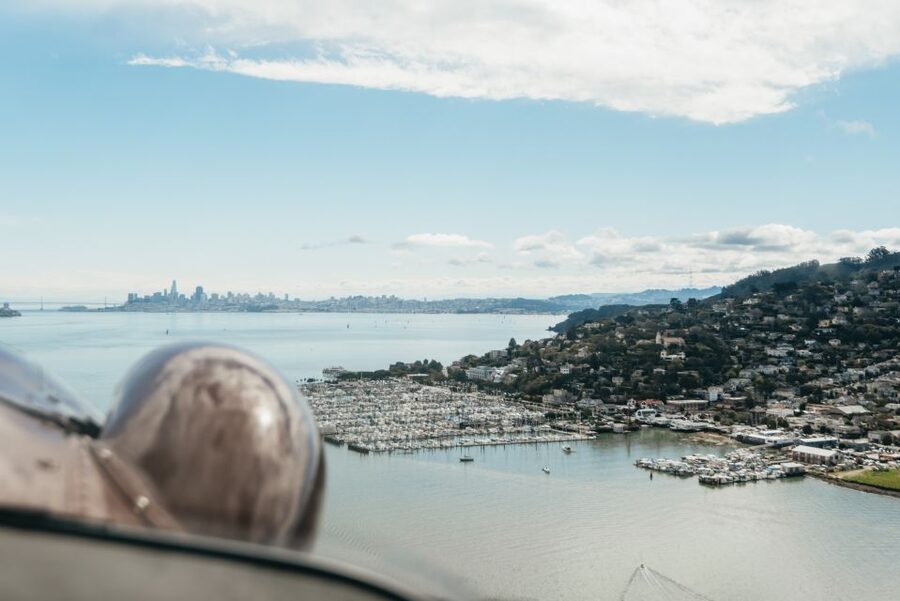Sausalito: Norcal Coastal Tour - The Golden Gate Bridge from above