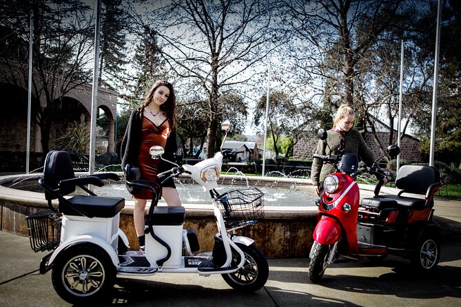 Sonoma Wine Country Electric Trike Tour - 5 hours - Starting at 10 a.m. in central Sonoma