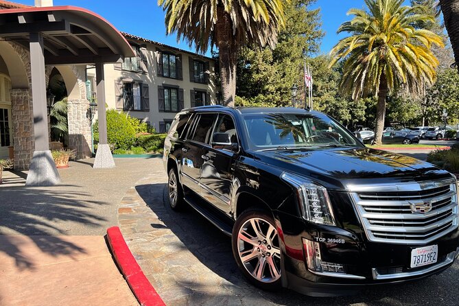 Winery and Vineyard Transportation in Luxury Full Size Black SUV - What is included, and what you still pay